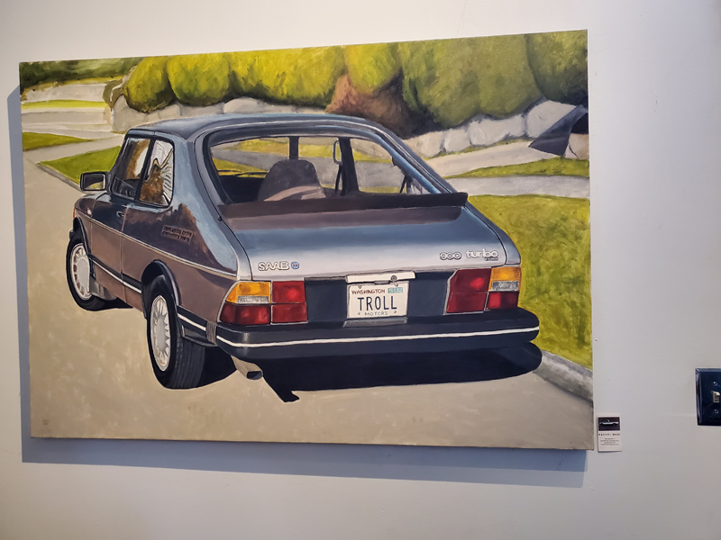 One of a art on display